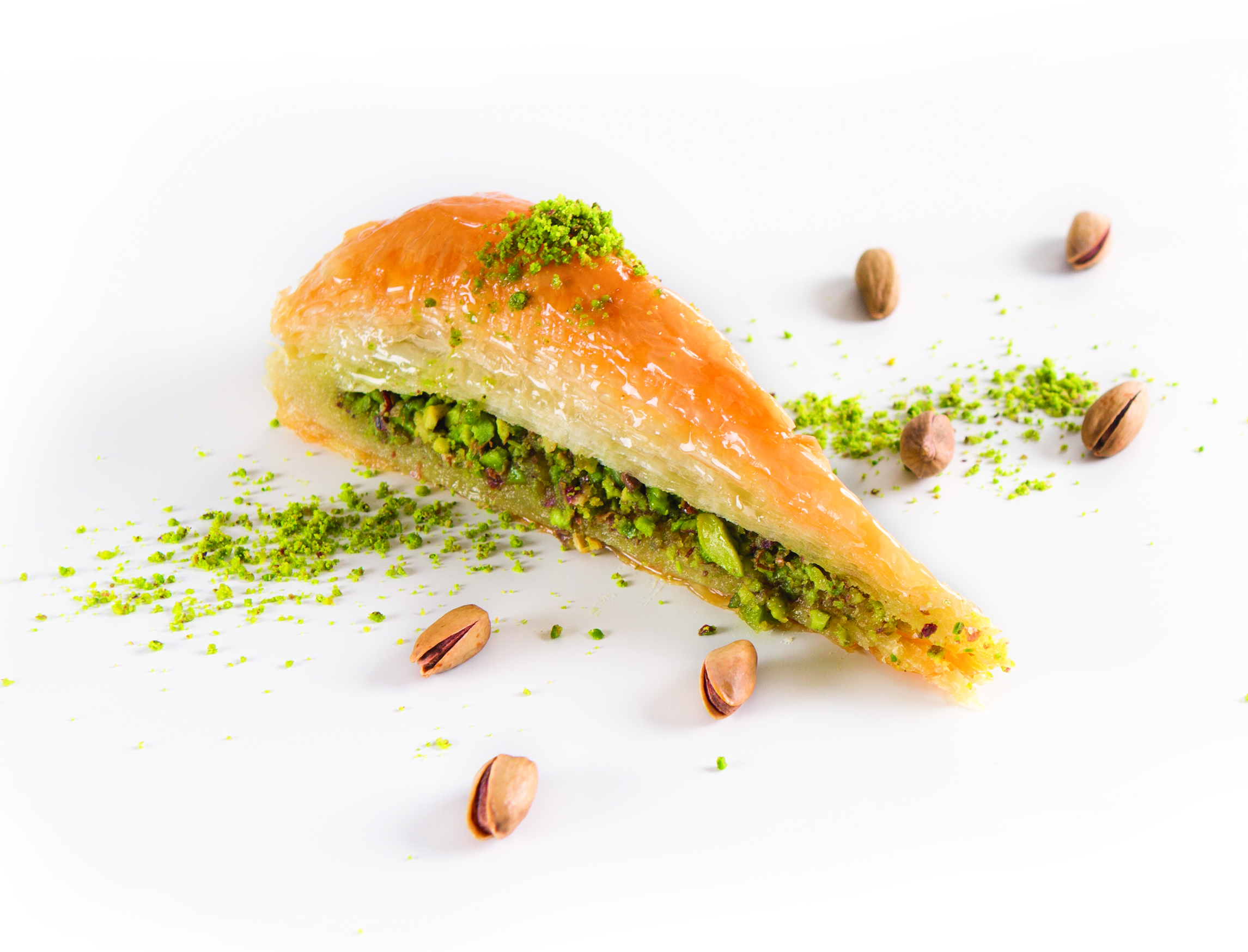 Baklava with pistachio - Triangle